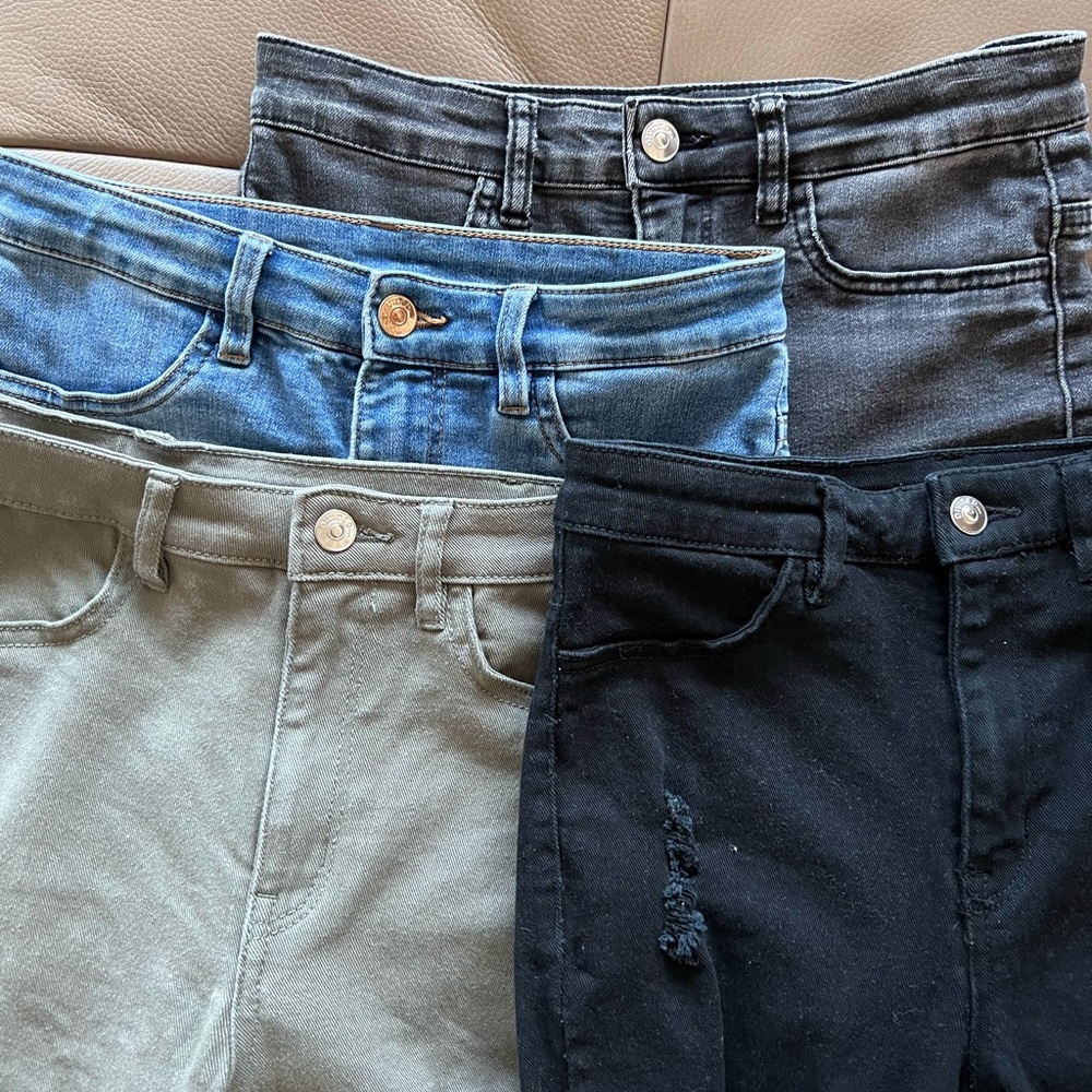 4 Pack - H&M stretch tight pants